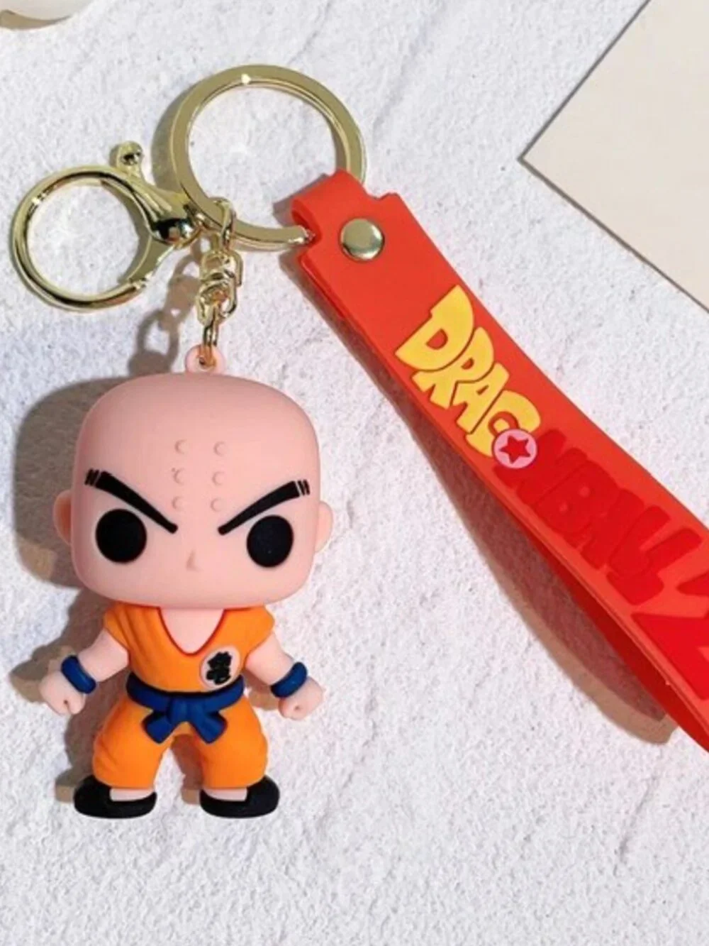 Dragon Ball Z 3D Funko Pop-style rubber keychains B6
